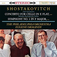 Přední strana obalu CD Shostakovich: Cello concerto in E-Flat, Op. 107; Symphony No. 1 in F-Major, Op. 10