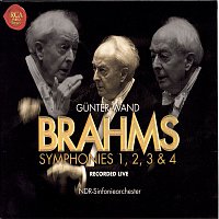 Přední strana obalu CD J. Brahms: Symphonies Nos. 1, 2, 3 & 4