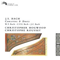 Přední strana obalu CD Bach, J.S., W.F., C.P.E & J.C.: Works for Two Harpsichords