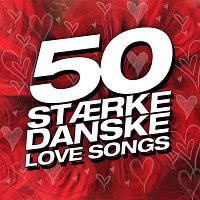 Přední strana obalu CD 50 Staerke Danske Love Songs