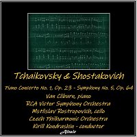 Přední strana obalu CD Tchaikovsky & Shostakovich: Piano Concerto NO. 1, OP. 23 - Symphony NO. 5, OP. 64 (Live)