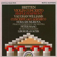 Přední strana obalu CD Britten, Williams: Houslový koncert d moll, Prostá symfonie - Akademický koncert