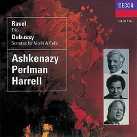 Přední strana obalu CD Debussy: Violin Sonata; Cello Sonata/Ravel: Piano Trio