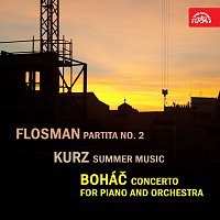 Přední strana obalu CD Flosman: Partita č. 2, Kurz: Letní muzika, Boháč: Koncert pro klavír a orchestr