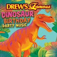 Přední strana obalu CD Drew's Famous Dinosaur Birthday Party Music