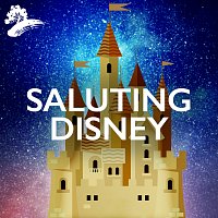Přední strana obalu CD Saluting Disney
