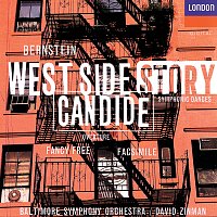 Přední strana obalu CD Bernstein: West Side Story Symphonic Dances; Facsimile; Fancy Free; Candide Overture