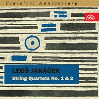 Přední strana obalu CD Classical Anniversary Leoš Janáček Smyčcové kvartety č. 1 a 2