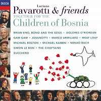 Přední strana obalu CD Pavarotti & Friends Together For The Children Of Bosnia