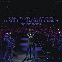 Přední strana obalu CD Carlos Vives + Amigos Desde el Estadio El Campín de Bogotá