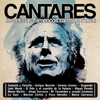 Přední strana obalu CD Cantares. Los Artistas Flamencos Cantan A Serrat