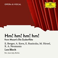 Erna Berger, Adele Kern, Else Ruziczka, Max Hirzel, Karl August Neumann, Leo Blech – Mozart: Die Zauberflote, K. 620: Hm! hm! hm! hm! [Sung in German]