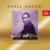 Přední strana obalu CD Ančerl Gold Edition 29. Beethoven, Glinka, Berlioz, Mozart, Smetana, Šostakovič, Rossini, Wagner & Weber: Předehry