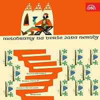 Přední strana obalu CD Melodramy na verše Jana Nerudy (Foerster, Jeremiáš, Zich, Ostrčil)