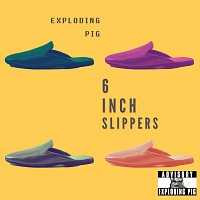Exploding Pig – 6 Inch Slippers