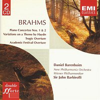 Přední strana obalu CD Brahms: Piano Concertos/Overtures