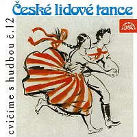 Přední strana obalu CD Cvičíme s hudbou č. 12 - České lidové tance