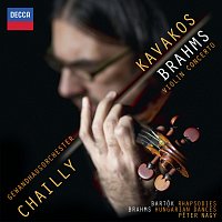 Přední strana obalu CD Brahms: Violin Concerto; Hungarian Dances;  Bartók: Rhapsodies