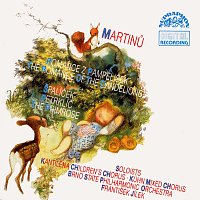Přední strana obalu CD Martinů: Špalíček, Romance z pampelišek, Petrklíč