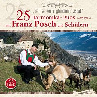 Přední strana obalu CD 25 Harmonika-Duos mit Franz Posch und Schulern - All's vom gleichen Stall