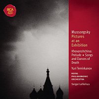 Přední strana obalu CD Mussorgsky: Pictures at an Exhibition; Songs and Dances of Death; Khovanshchina: Classic Library Series