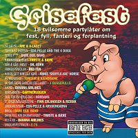 Přední strana obalu CD Grisefest - 18 tvilsomme partylater om fest, fyll, fanteri og forplantning