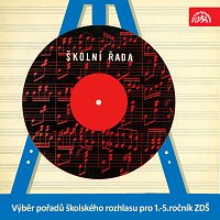 Přední strana obalu CD Výběr pořadů školského rozhlasu pro 1.-5. ročník ZDŠ I.