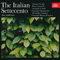 Přední strana obalu CD Italské settecento (Corelli, Locatelli, Scarlatti, Vivaldi, Sammartini