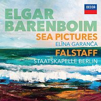 Přední strana obalu CD Elgar: Sea Pictures. Falstaff