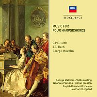 Přední strana obalu CD Music For Four Harpsichords