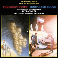 Přední strana obalu CD The Right Stuff / North And South [Original Motion Picture Scores]