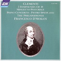 Přední strana obalu CD Clementi Vol. 1: 2 Symphonies Op. 18; Minuetto Pastorale; Piano Concerto