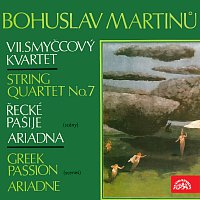 Přední strana obalu CD Martinů: Smyčcový kvartet, Řecké pašije, Ariadna