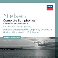 Přední strana obalu CD Nielsen: Complete Symphonies; Aladdin Suite; Maskarade