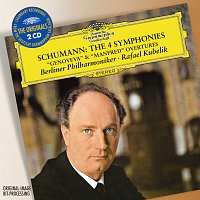 Přední strana obalu CD Schumann: The 4 Symphonies; Overtures Opp.81 "Genoveva" & 115 "Manfred"