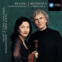 Přední strana obalu CD Beethoven:Symphony no.5 in C minor/Brahms:Violin Concerto in D
