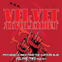 Přední strana obalu CD Velvet Revolutions: Psychedelic Rock From The Eastern Bloc, Vol. 2 1968-1971