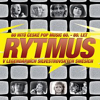 Přední strana obalu CD Rytmus [80 hitů české pop music 60. - 80. let v legendárnch silvestrovských směsích]
