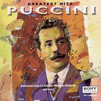 Přední strana obalu CD Greatest Hits - Puccini