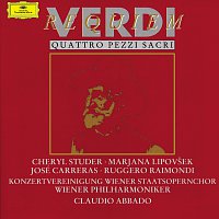 Přední strana obalu CD Verdi: Requiem; Quattro pezzi sacri