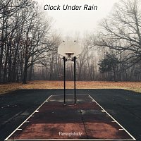 Clock Under Rain
