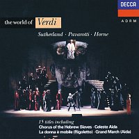 Přední strana obalu CD The World of Verdi