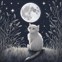 Happy Cat – Whiskers in the Moonlight