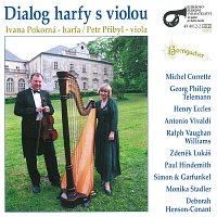 Přední strana obalu CD Dialog harfy s violou