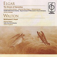 Přední strana obalu CD Elgar The Dream of Gerontius . Walton Belshazzar's Feast