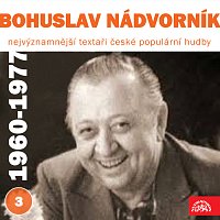 Přední strana obalu CD Nejvýznamnější textaři české populární hudby Bohuslav Nádvorník III. (1960-1977)