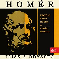 Přední strana obalu CD Homér: Ilias a Odyssea. Výběr zpěvů z básnických eposů řeckého starověku