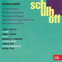 Přední strana obalu CD Schulhoff: Concertino, Divertimento, Symphonia Germanica, Sonáta Erotica