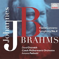 David Oistrach, Česká filharmonie, Antonio Pedrotti – Brahms: Houslový koncert D dur, Symfonie č. 4 e moll MP3