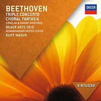 Přední strana obalu CD Beethoven: Triple Concerto; Choral Fantasia; Coriolan & Egmont Overtures